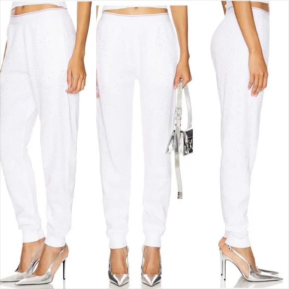 Alexander wang white rhinestone pajama/ lounge set - Picture 4 of 10